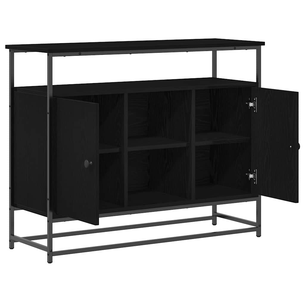 Kabalas juoda ąžuolo 100 x 35 x 80 cm Apdirbta mediena