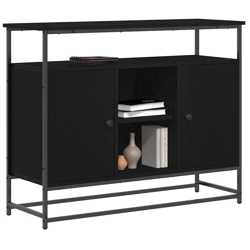 Kabalas juoda ąžuolo 100 x 35 x 80 cm Apdirbta mediena