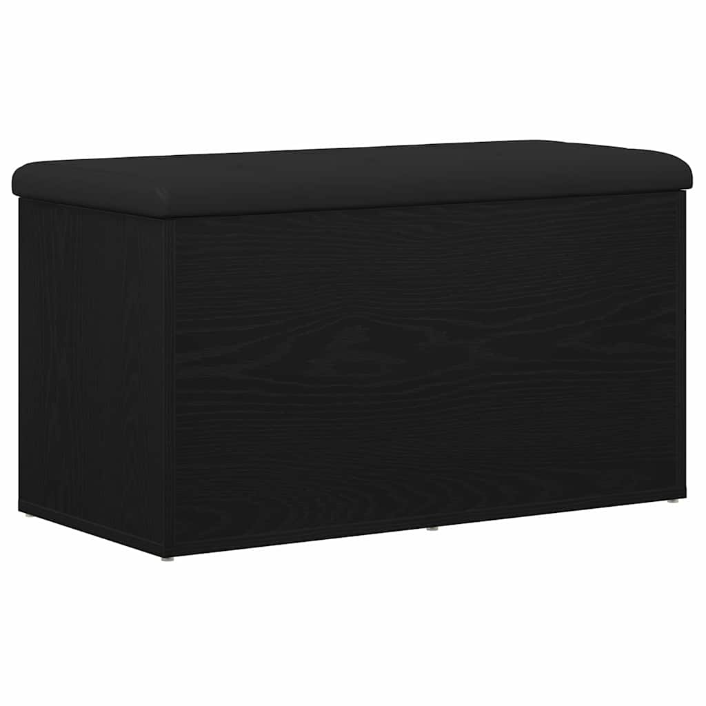 Glabāšanas sols Melns ozols 82 x 42 x 45 cm Inženierijas koks