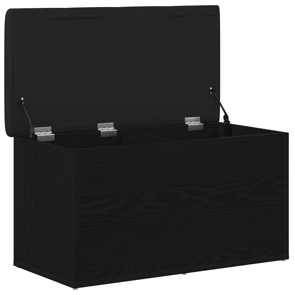 Glabāšanas sols Melns ozols 82 x 42 x 45 cm Inženierijas koks