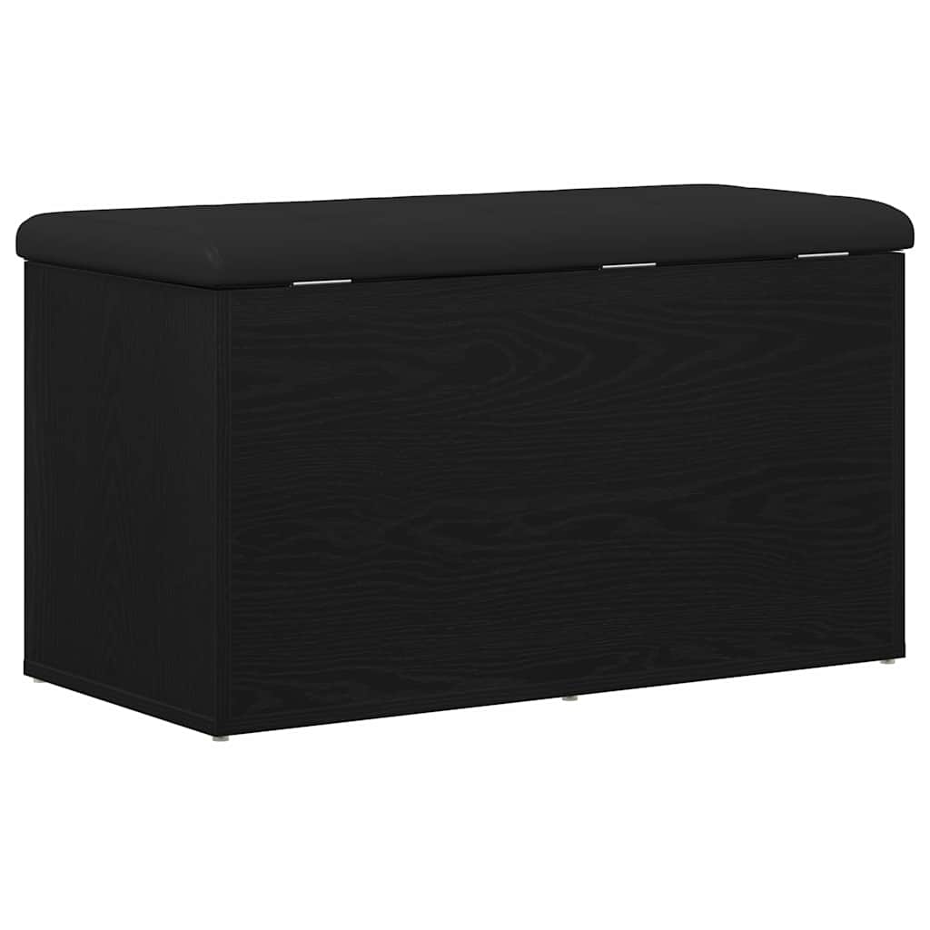 Glabāšanas sols Melns ozols 82 x 42 x 45 cm Inženierijas koks