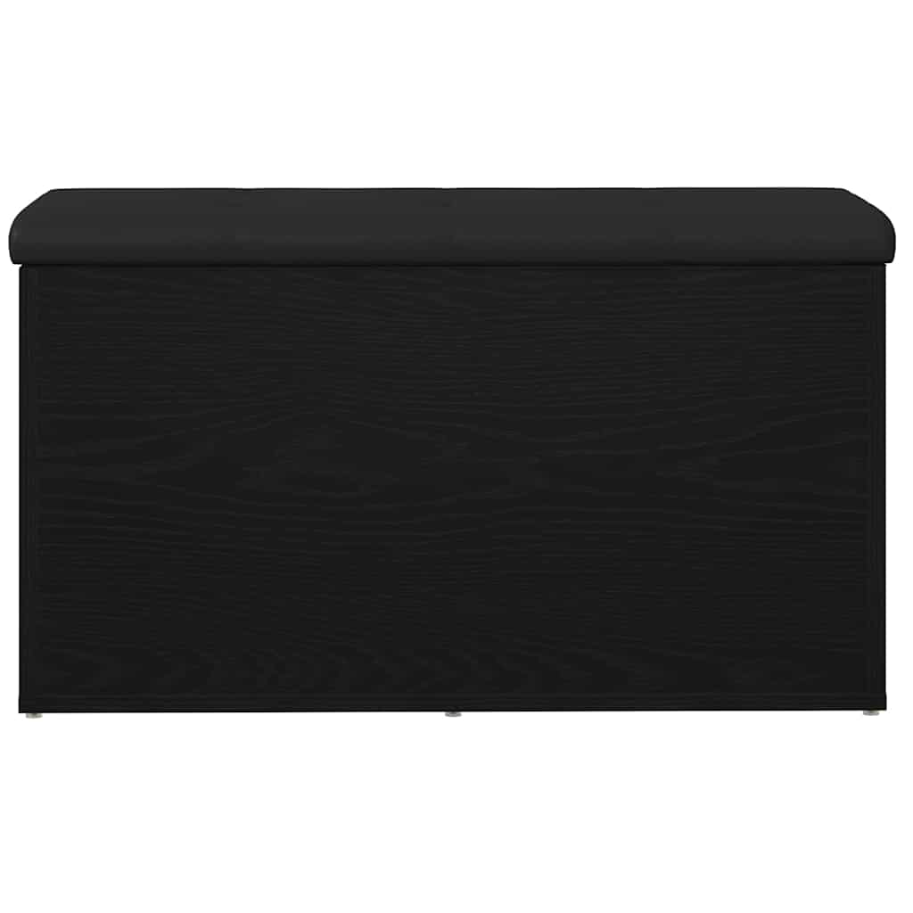 Glabāšanas sols Melns ozols 82 x 42 x 45 cm Inženierijas koks