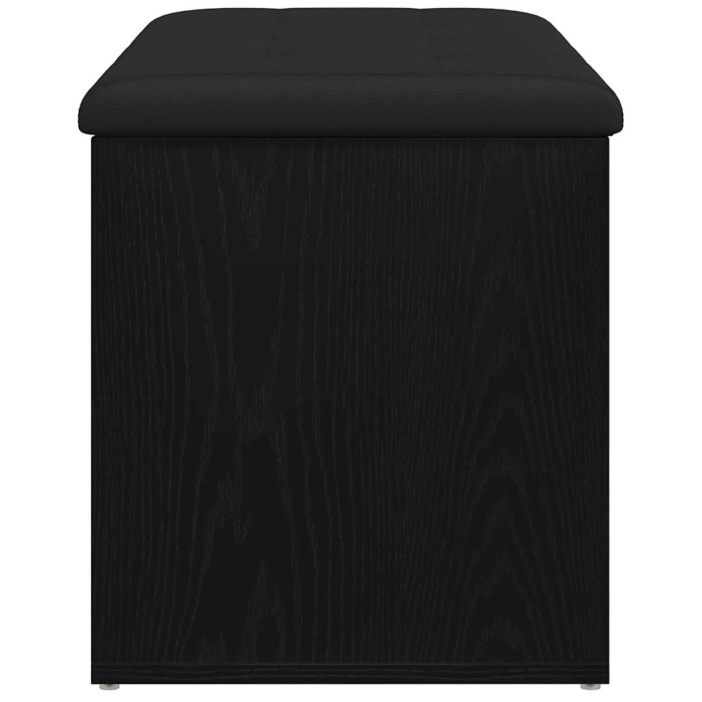 Glabāšanas sols Melns ozols 82 x 42 x 45 cm Inženierijas koks