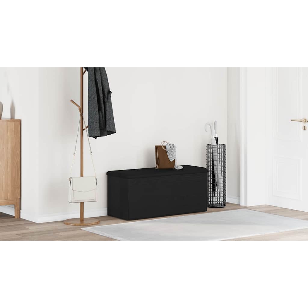 Laikymo suolas juoda ąžuolo 102 x 42 x 45 cm Apdirbta mediena