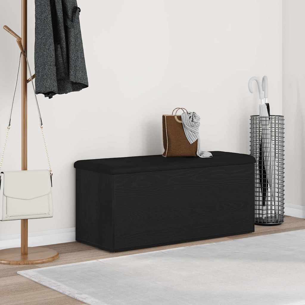 Laikymo suolas juoda ąžuolo 102 x 42 x 45 cm Apdirbta mediena