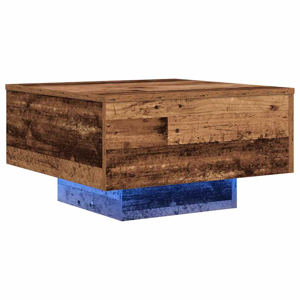 Coffee table Old wood 55 x 55 x 31 cm Engineered wood
