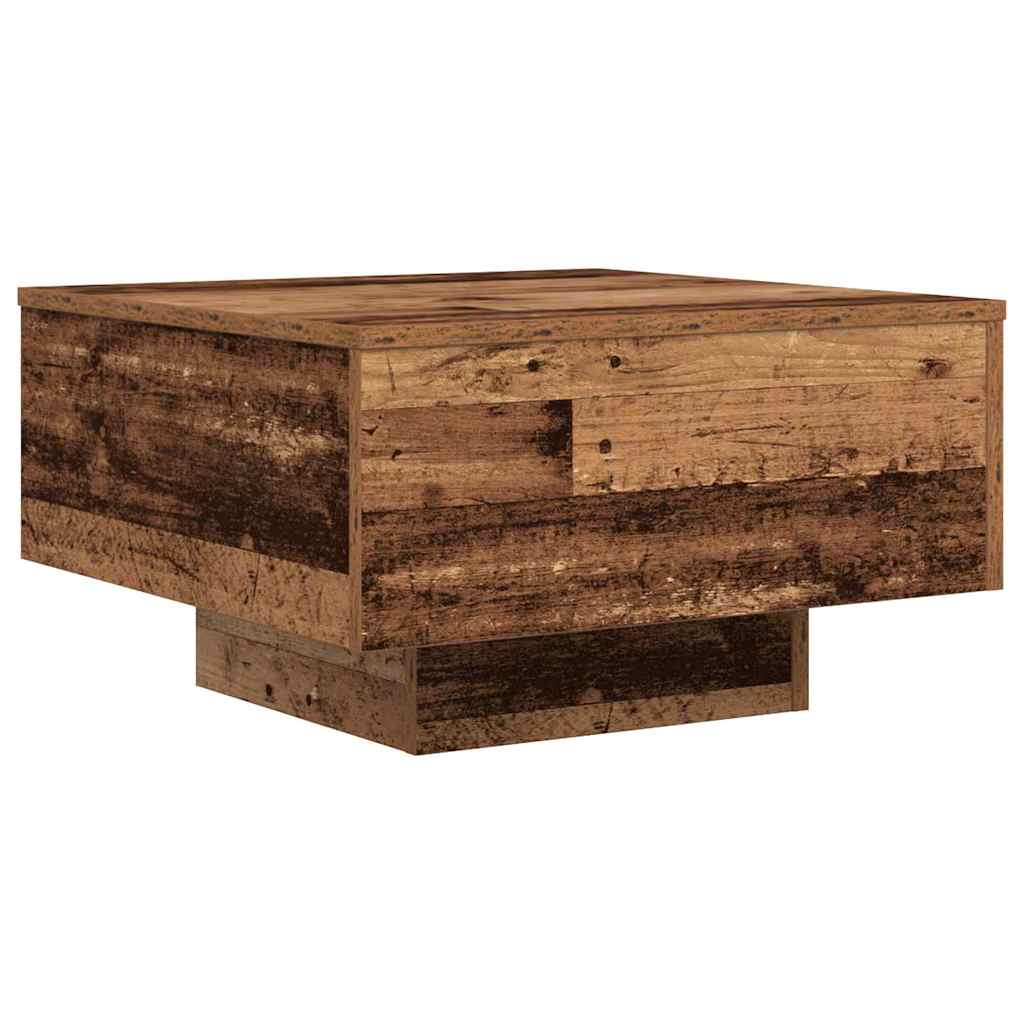 Coffee table Old wood 55 x 55 x 31 cm Engineered wood