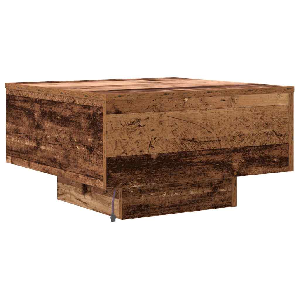 Coffee table Old wood 55 x 55 x 31 cm Engineered wood