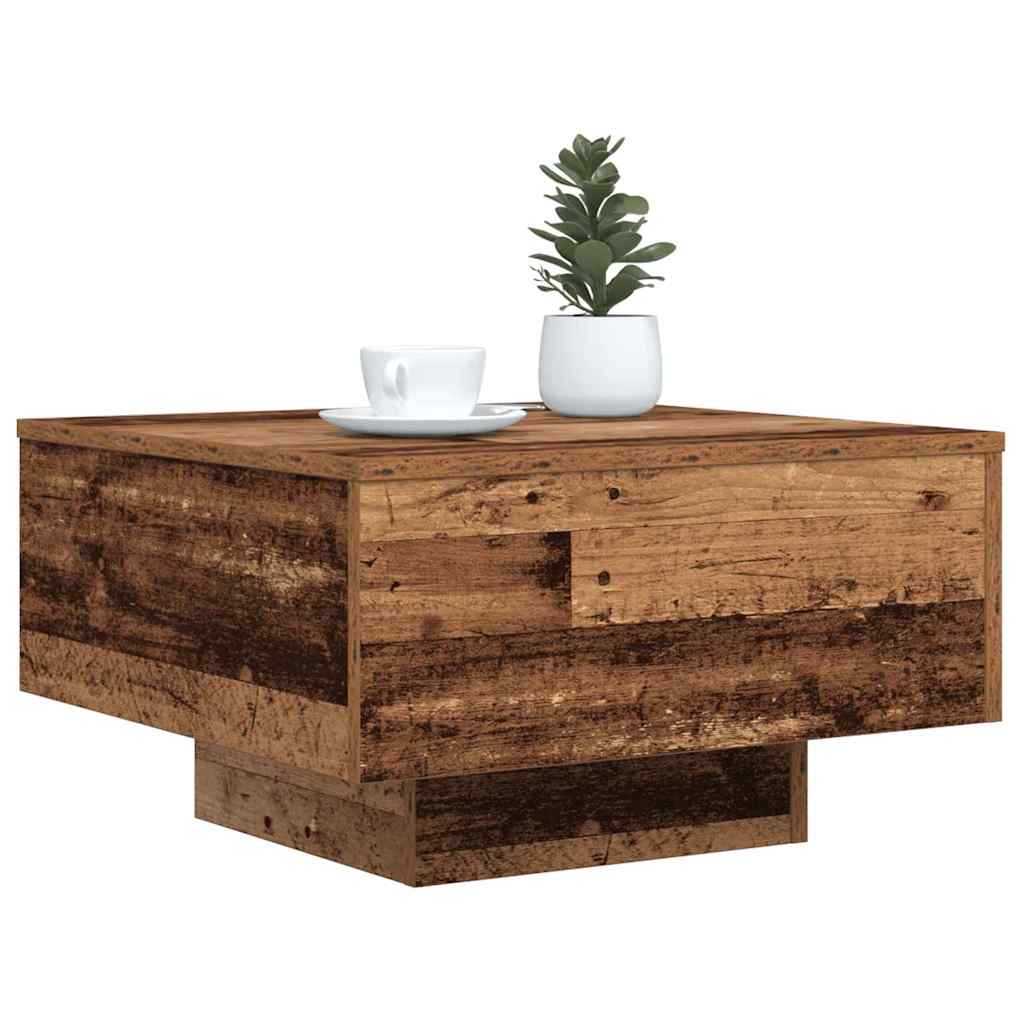 Coffee table Old wood 55 x 55 x 31 cm Engineered wood