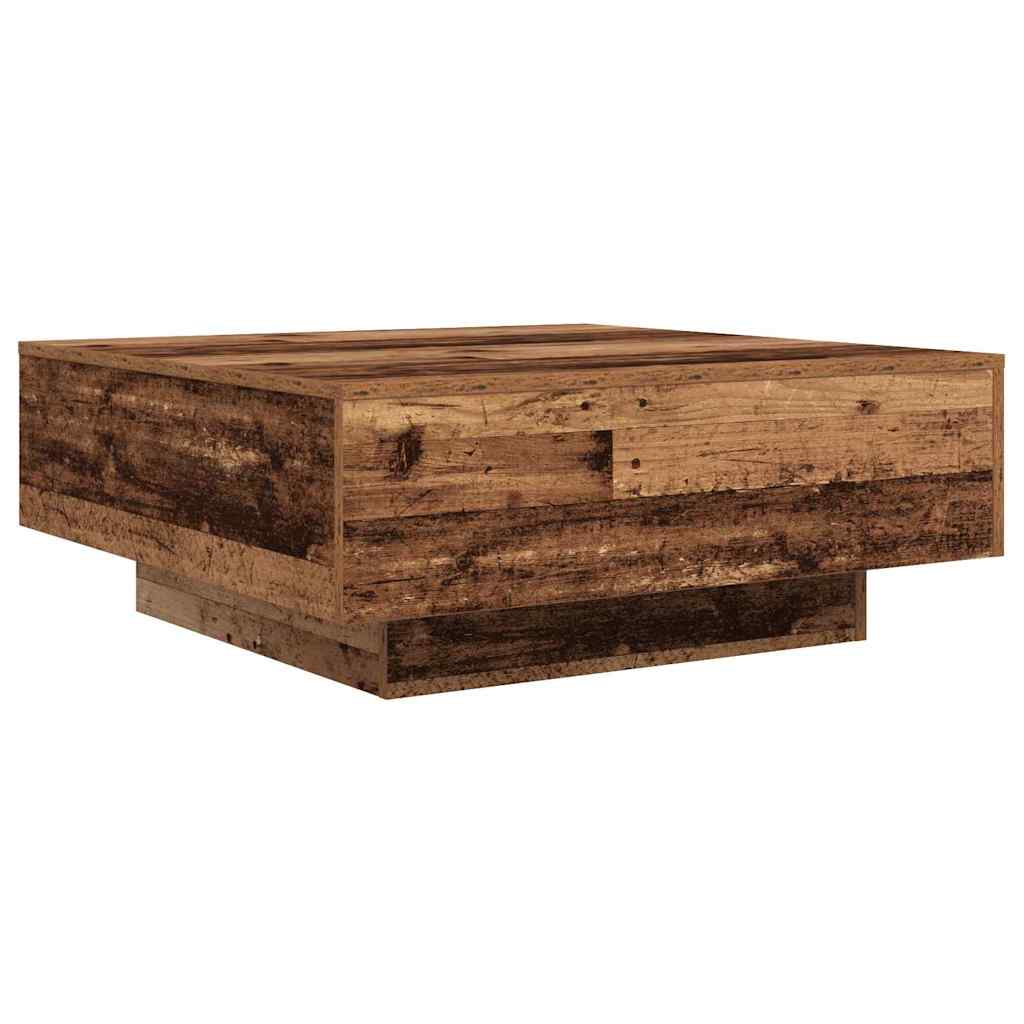 Galda virsma Sena koksne un zila 80 x 80 x 31 cm