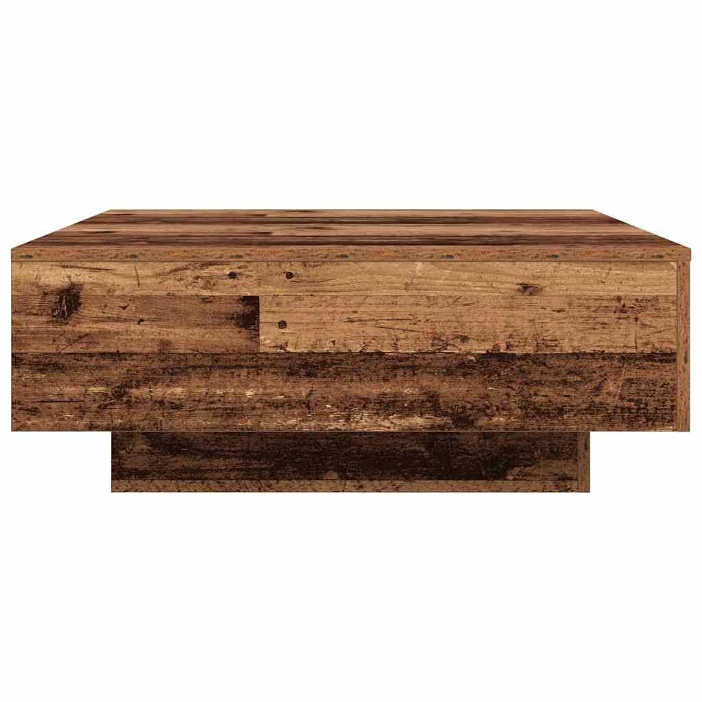 Galda virsma Sena koksne un zila 80 x 80 x 31 cm