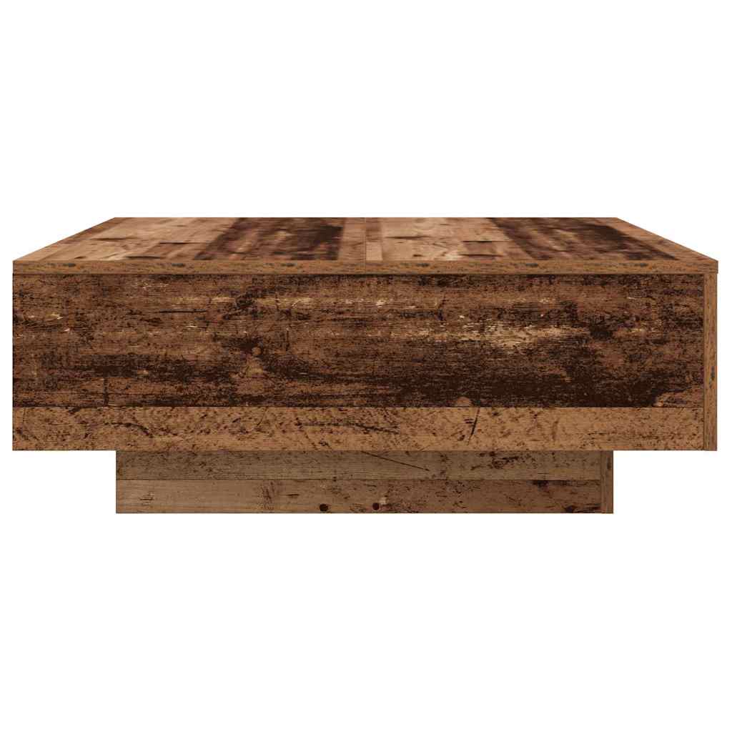 Galda virsma Sena koksne un zila 80 x 80 x 31 cm