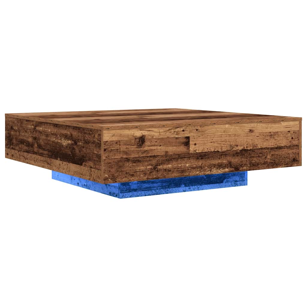 Kafijas galdiņš Vecs koks 100 x 100 x 31 cm Apstrādāta koksne