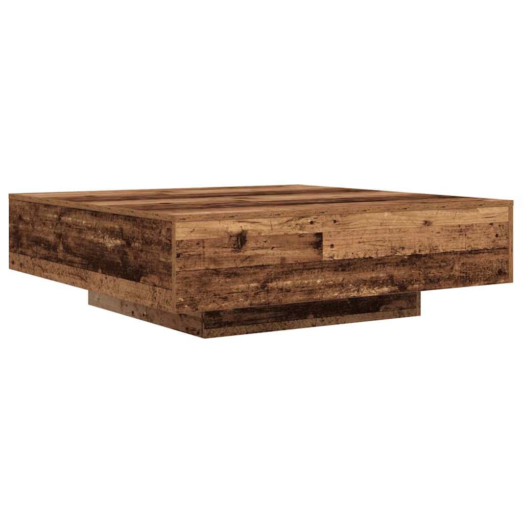 Kafijas galdiņš Vecs koks 100 x 100 x 31 cm Apstrādāta koksne
