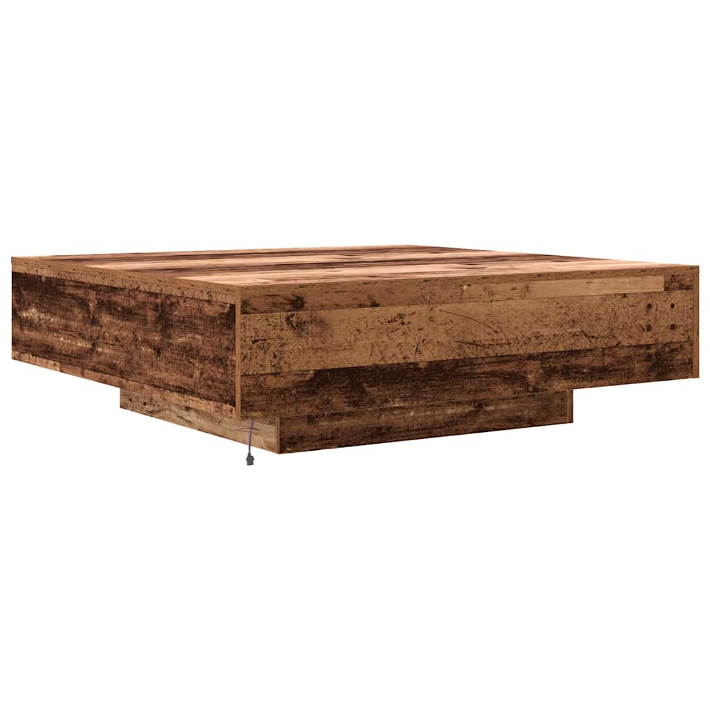 Kafijas galdiņš Vecs koks 100 x 100 x 31 cm Apstrādāta koksne