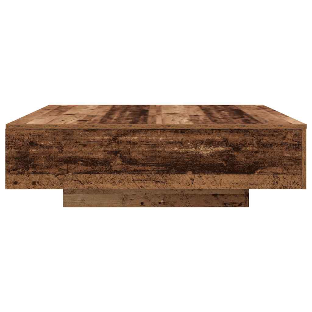 Kafijas galdiņš Vecs koks 100 x 100 x 31 cm Apstrādāta koksne