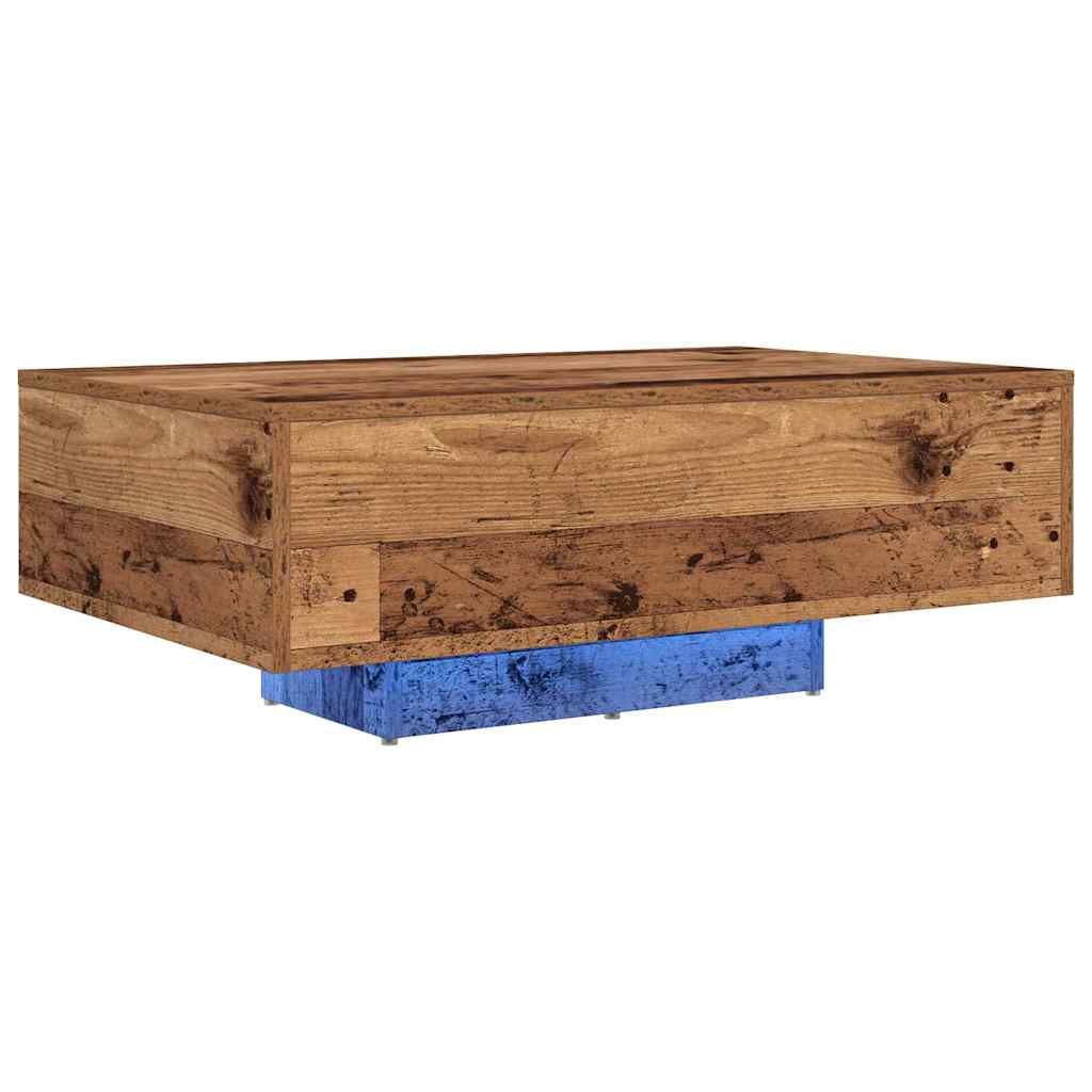Kafijas galdiņš Vecs koks 85 x 55 x 31 cm Apstrādāta koksne