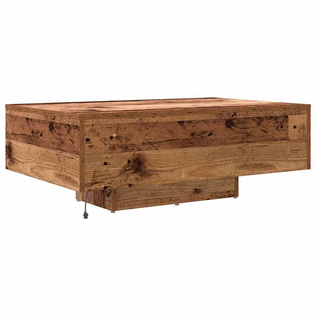 Kafijas galdiņš Vecs koks 85 x 55 x 31 cm Apstrādāta koksne