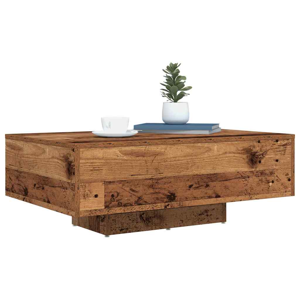 Kafijas galdiņš Vecs koks 85 x 55 x 31 cm Apstrādāta koksne