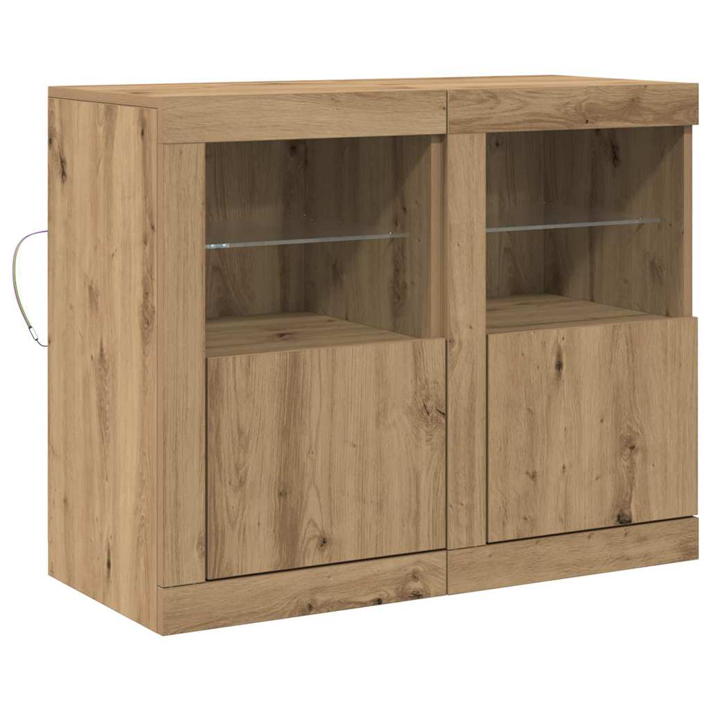 LED bufete 2 gab. Amatnieku ozols 41 x 37 x 67 cm