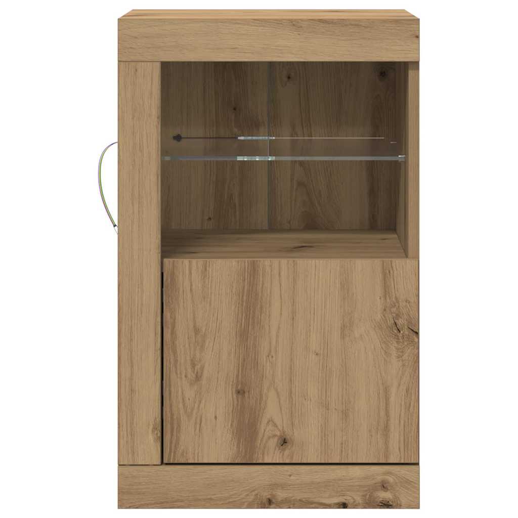 LED bufete 2 gab. Amatnieku ozols 41 x 37 x 67 cm
