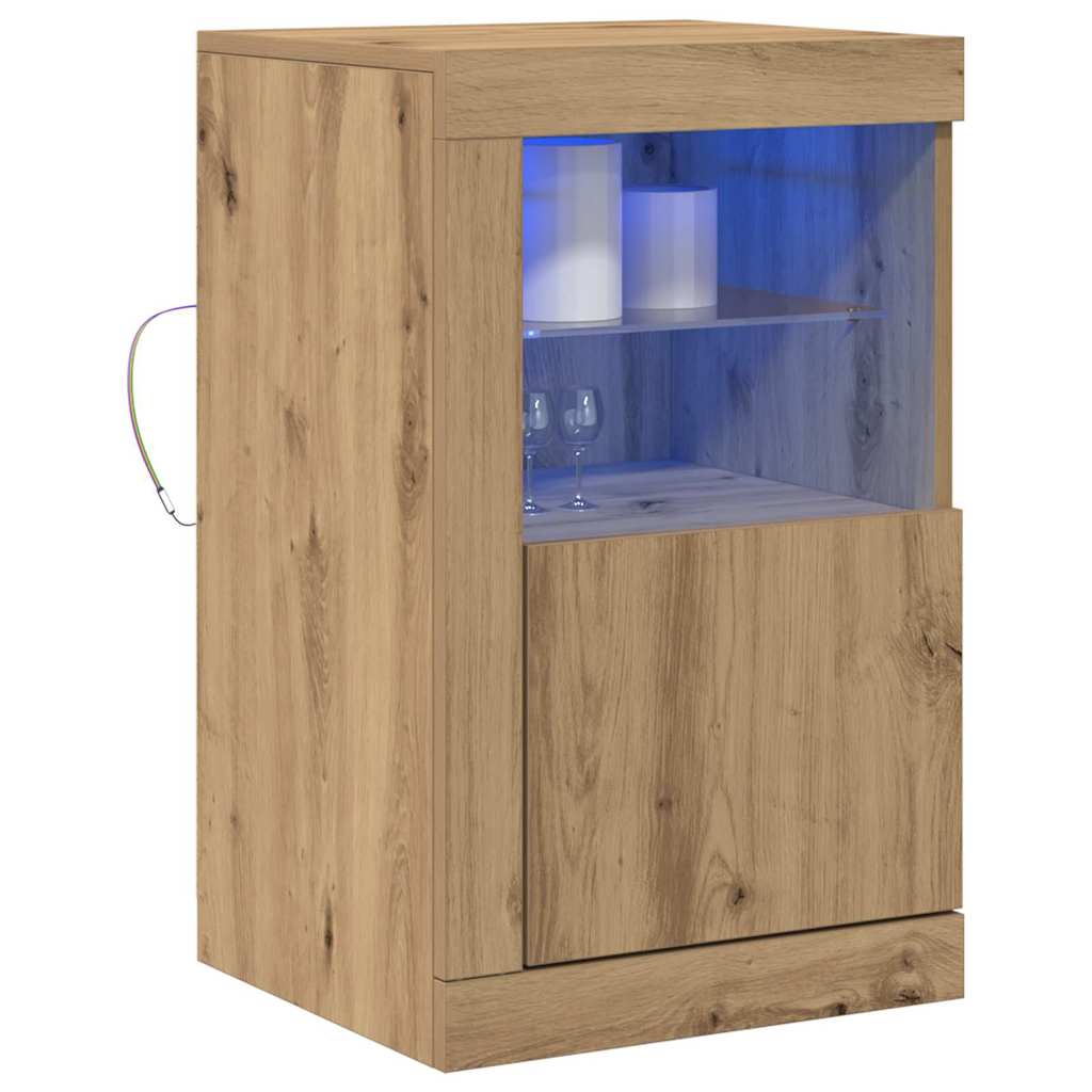 LED bufete 2 gab. Amatnieku ozols 41 x 37 x 67 cm