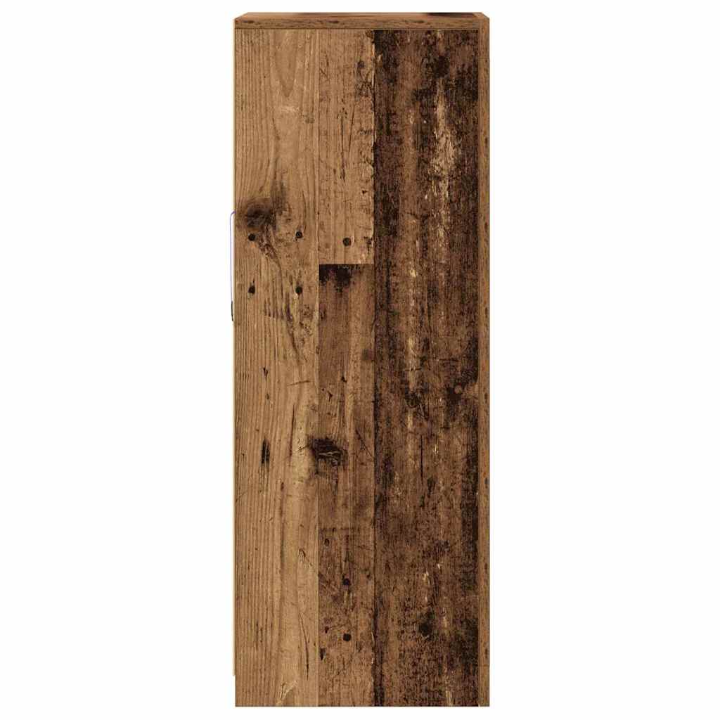 LED Bufetas Ruda 41 x 37 x 100 cm Apdirbta mediena