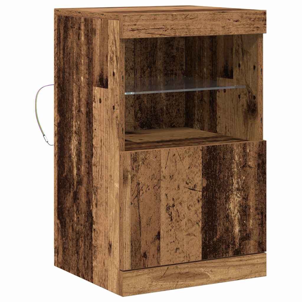 LED Bufetas Senas medis 41 x 37 x 67 cm Apdirbta mediena