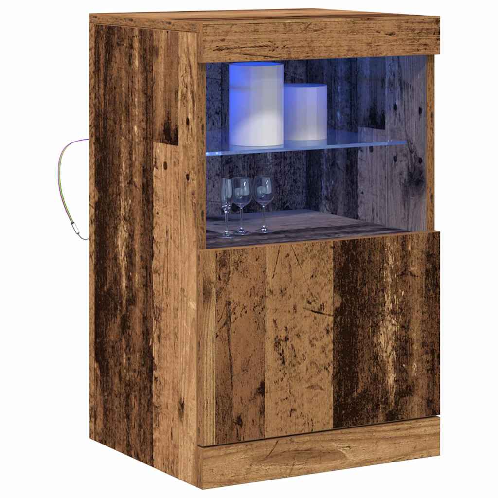 LED Bufetas Senas medis 41 x 37 x 67 cm Apdirbta mediena