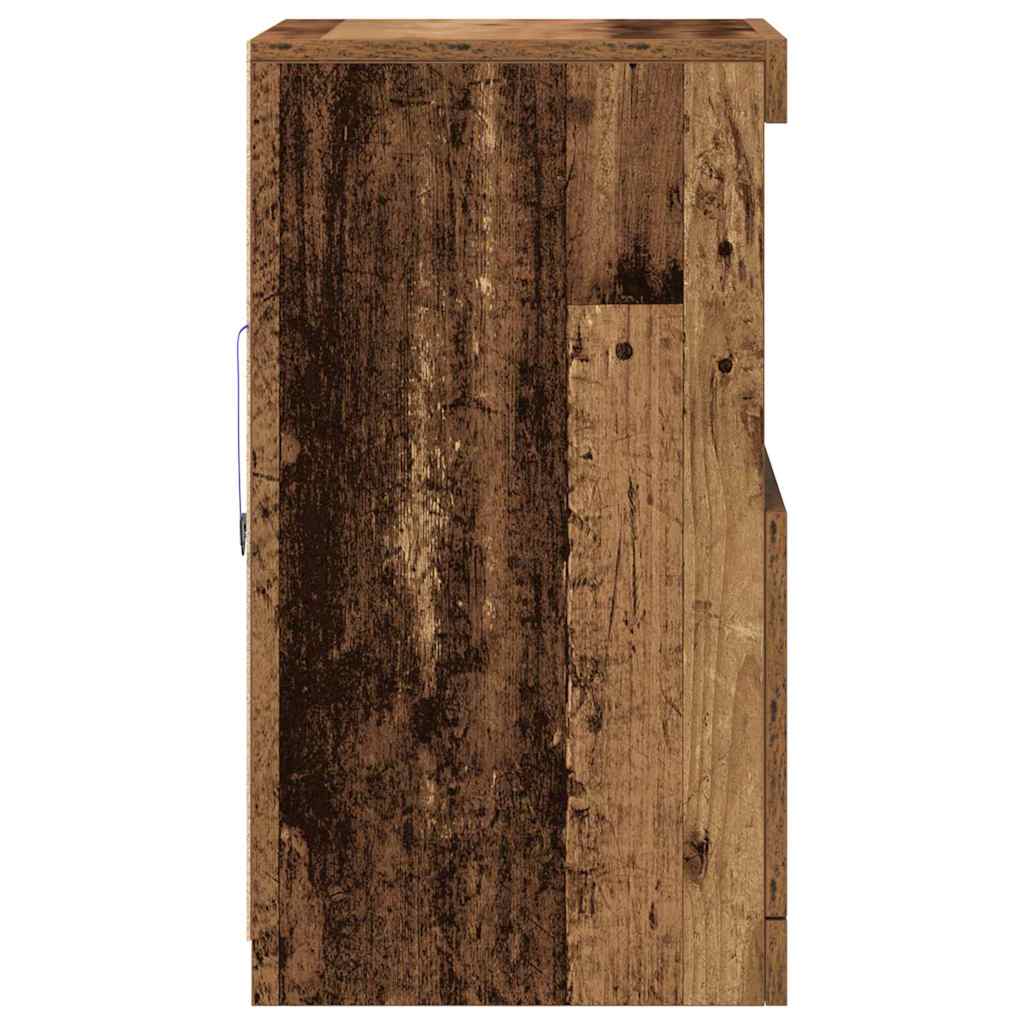 LED Bufetas Senas medis 41 x 37 x 67 cm Apdirbta mediena