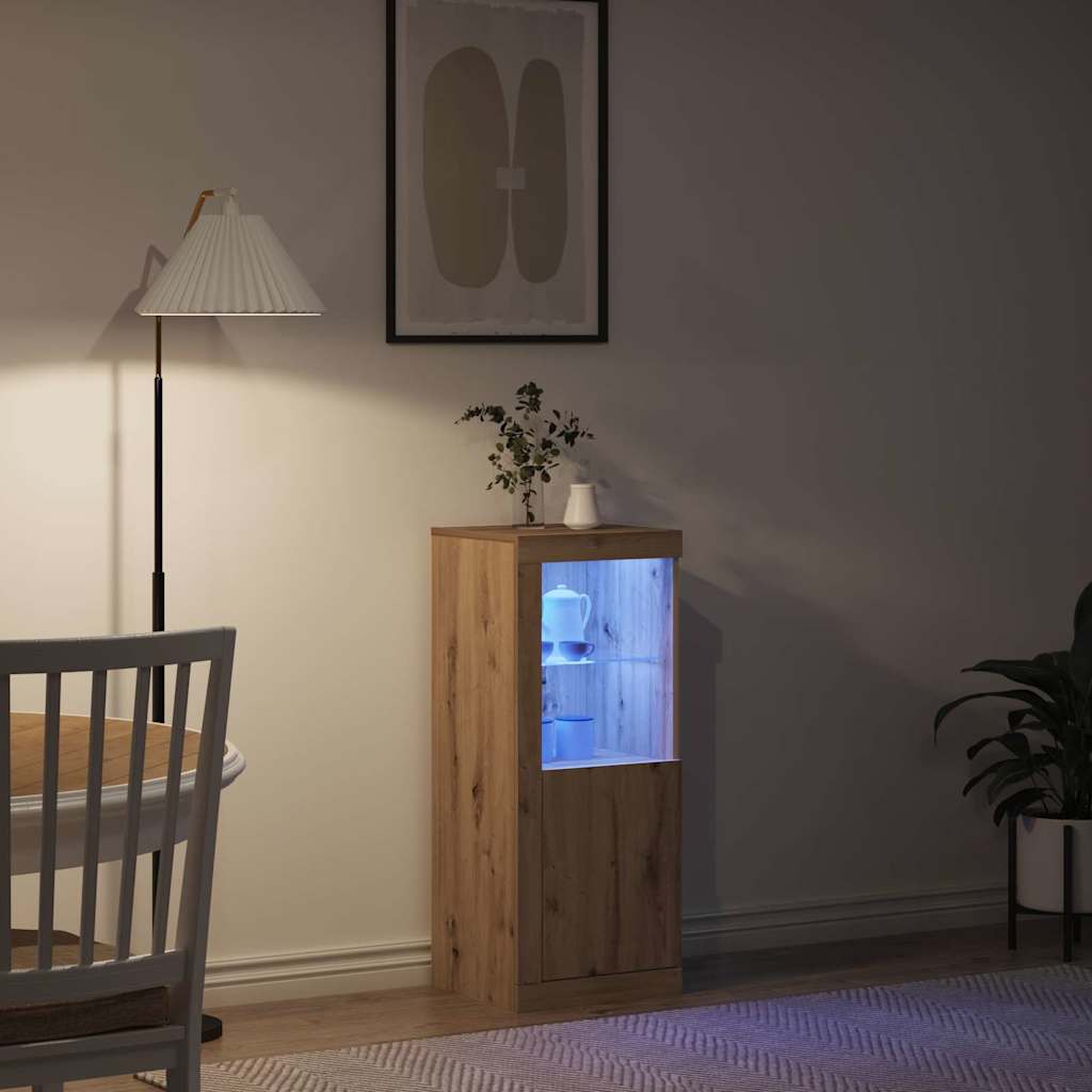 LED Bufetas Amatininkų ąžuolas 41 x 37 x 100 cm