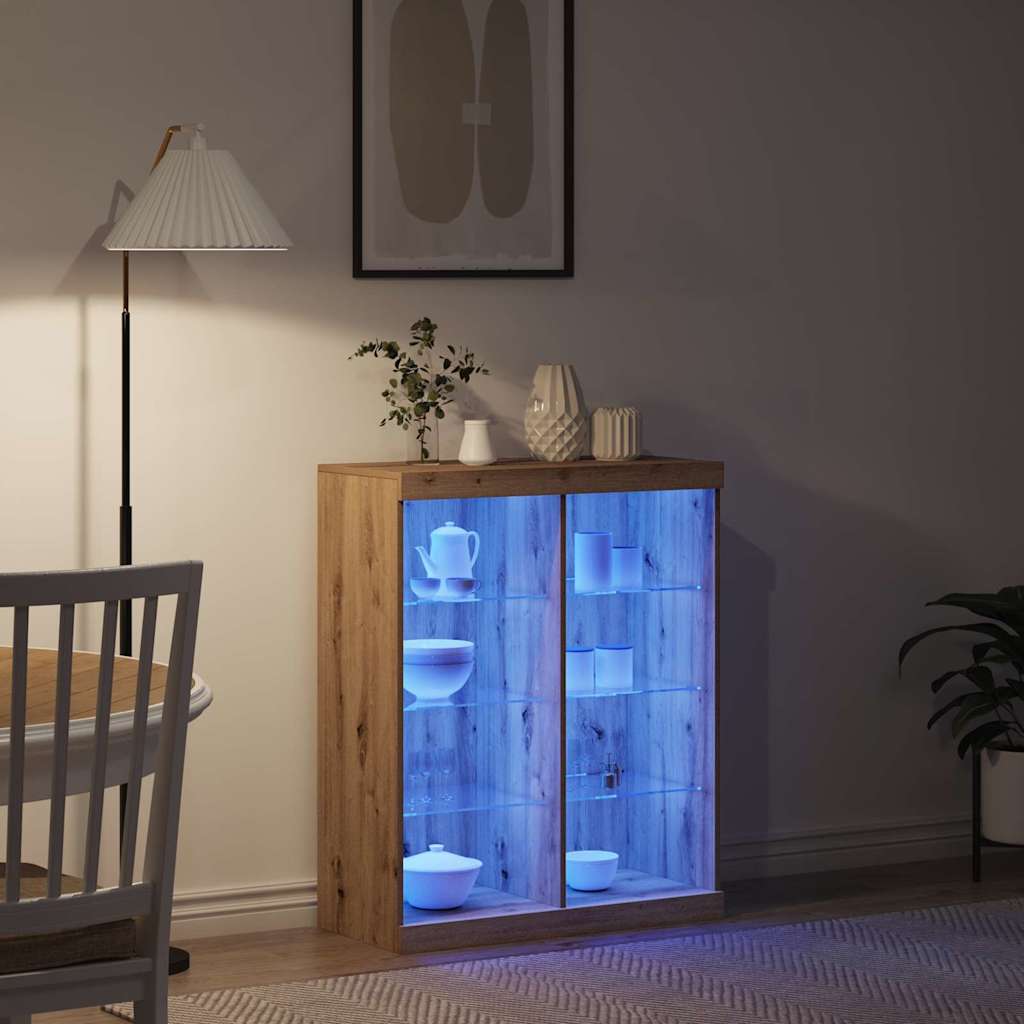 LED Buffet Artisan Oak 41 x 37 x 100 cm
