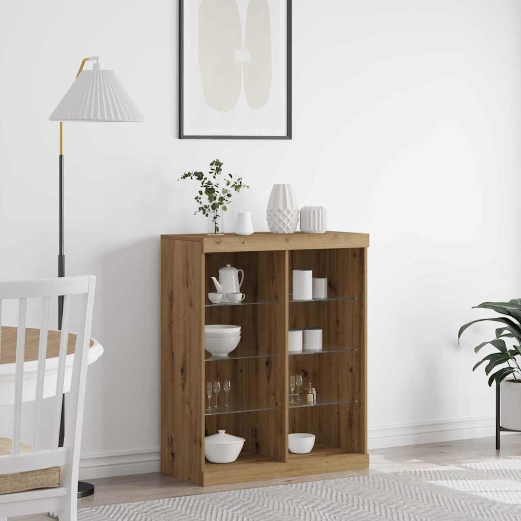 LED Buffet Artisan Oak 41 x 37 x 100 cm