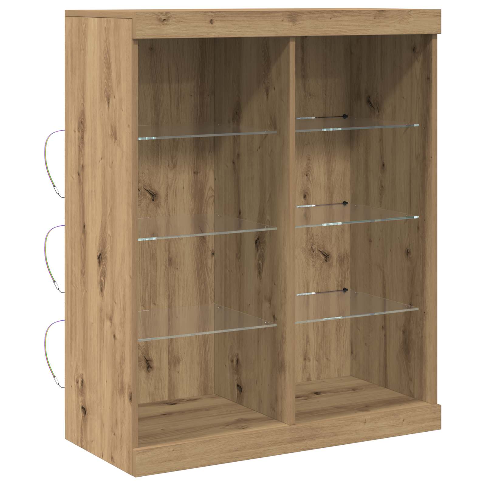 LED Buffet Artisan Oak 41 x 37 x 100 cm