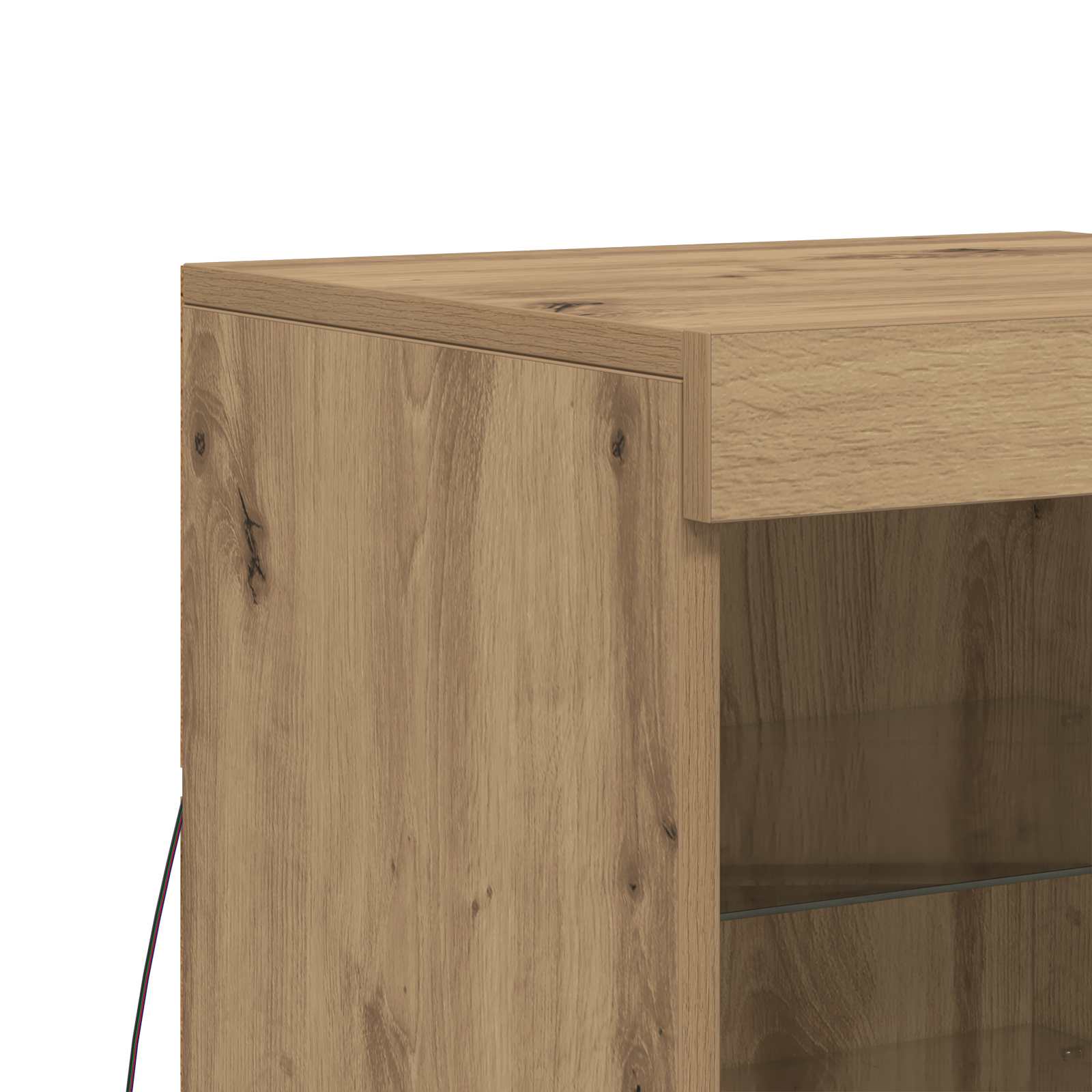 LED bufete amatnieku ozols 41 x 37 x 67 cm Inženierijas koks