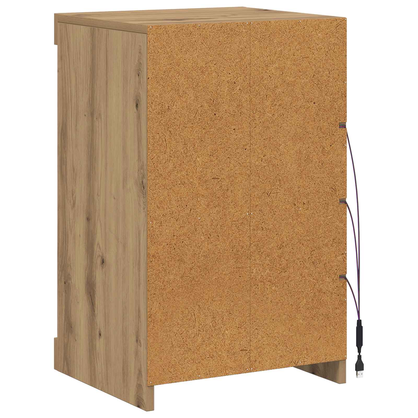 LED bufete amatnieku ozols 41 x 37 x 67 cm Inženierijas koks