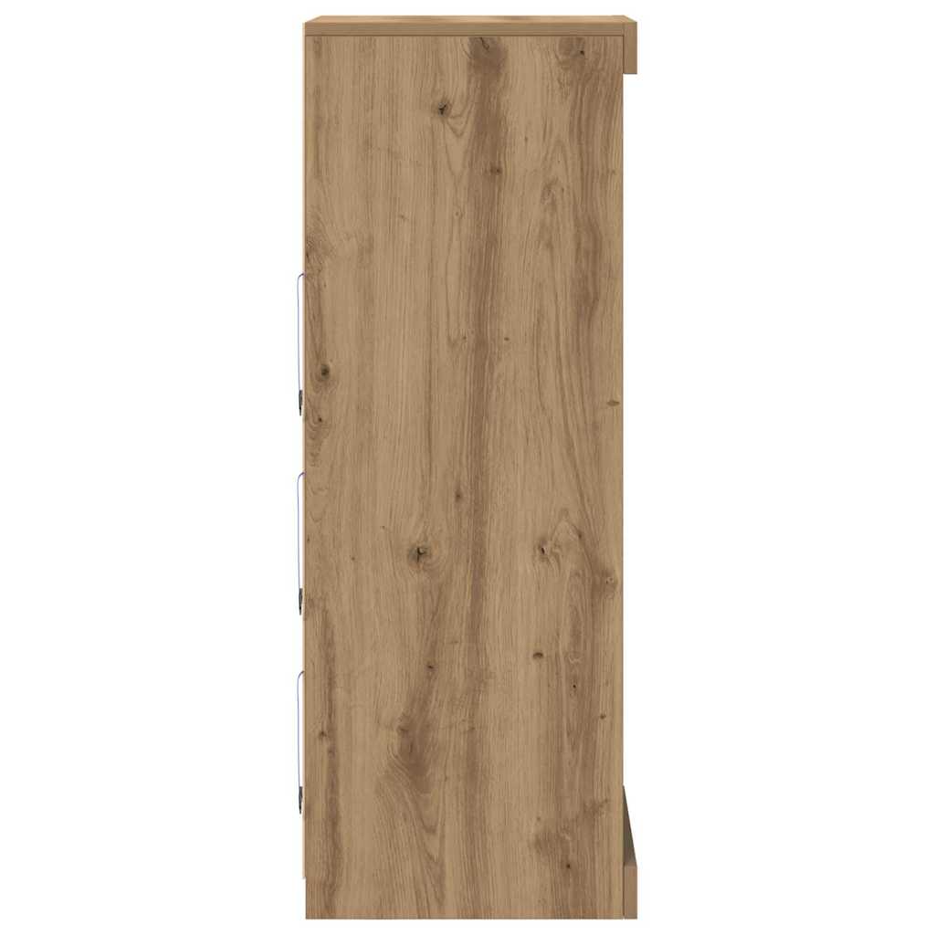 LED Bufete Amatnieku ozols 41 x 37 x 100 cm