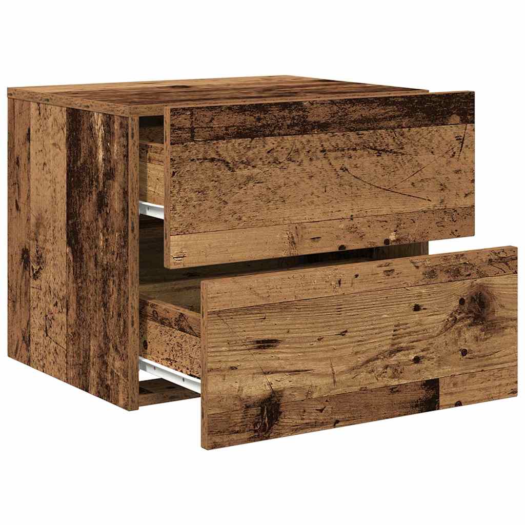 Šalia lovos spintelė 2 pcs Senas medis 50 x 39 x 41 cm