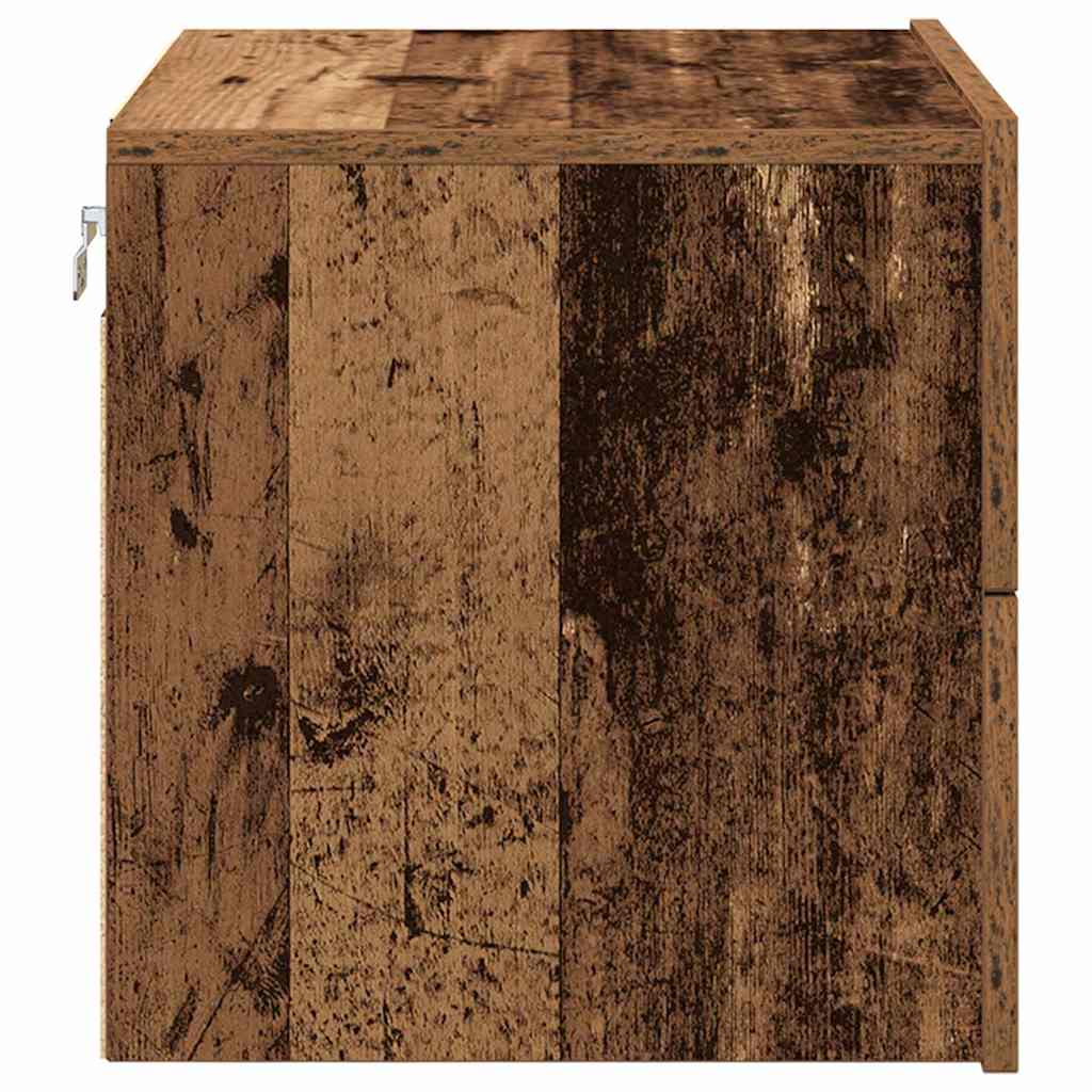 Šalia lovos spintelė 2 pcs Senas medis 50 x 39 x 41 cm