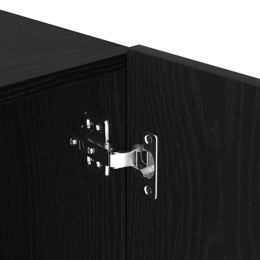 TV spintelių komplektas Juodas ąžuolas 100 x 30 x 41 cm