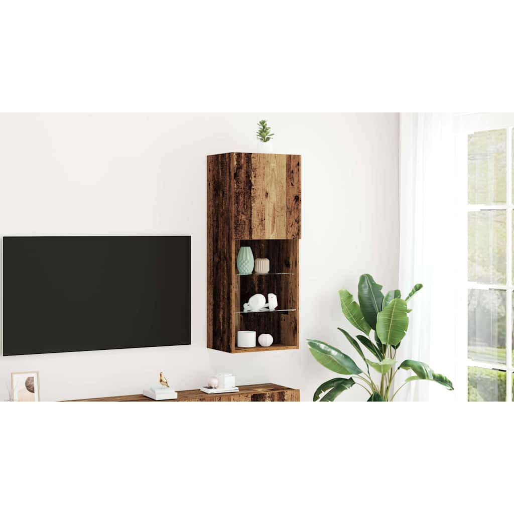 TV spintelių komplektas Senovinis medis 40,5 x 30 x 102 cm