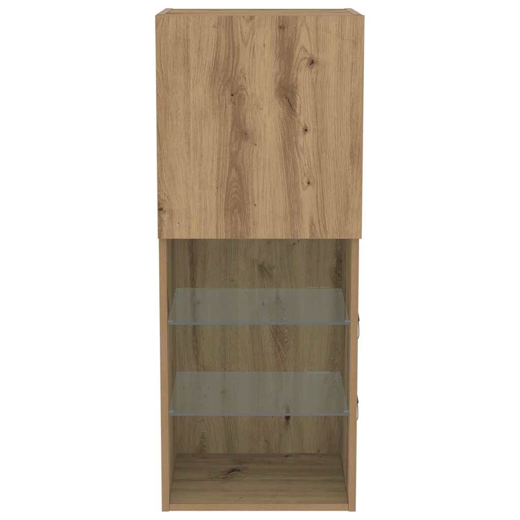 TV spintelių komplektas Amatininkų ąžuolas 40,5 x 30 x 102 cm