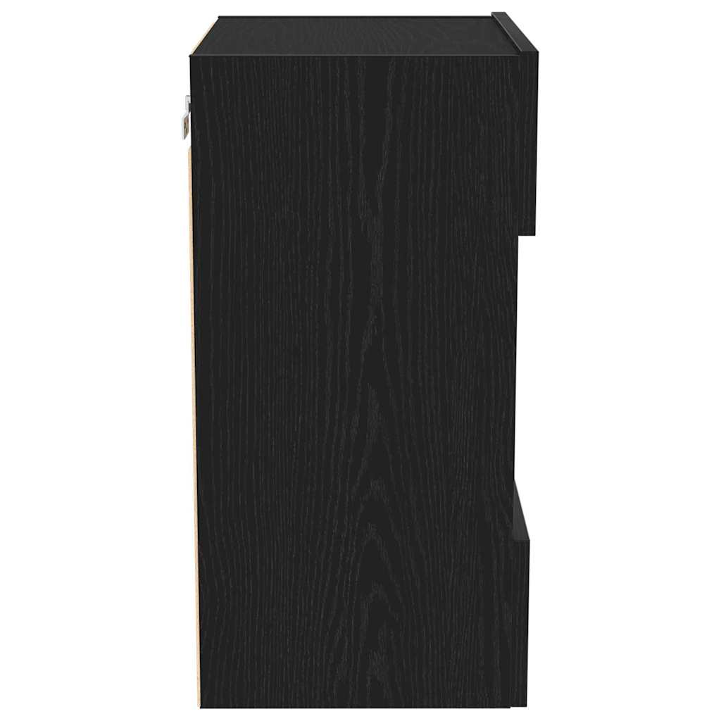 Televizoriaus spintelė Juoda 40 x 30 x 60.5 cm Apdirbta mediena