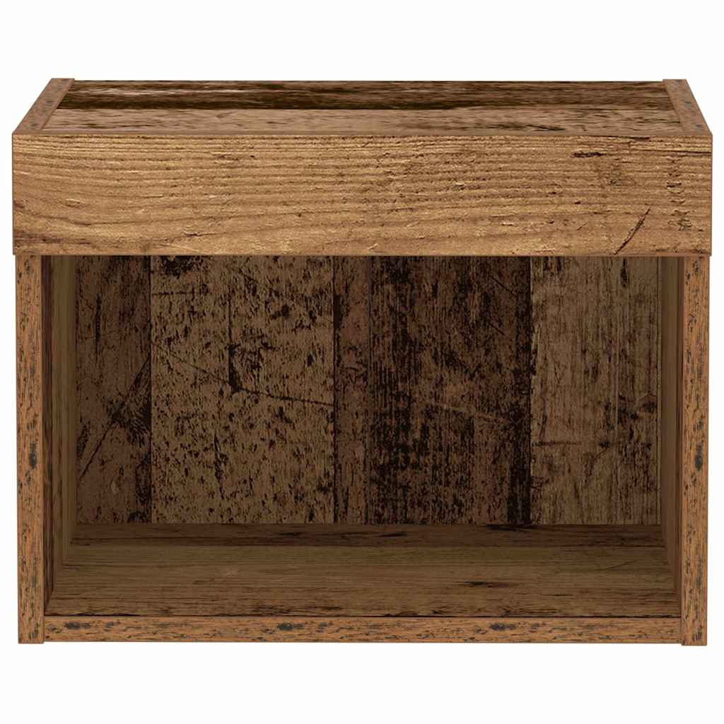 TV spintelių komplektas 2 pcs Senovinis medis 40 x 30 x 30 cm