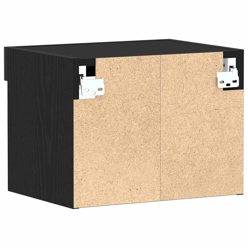 Televizora galdiņu komplekts Melns ozols 40 x 30 x 30 cm