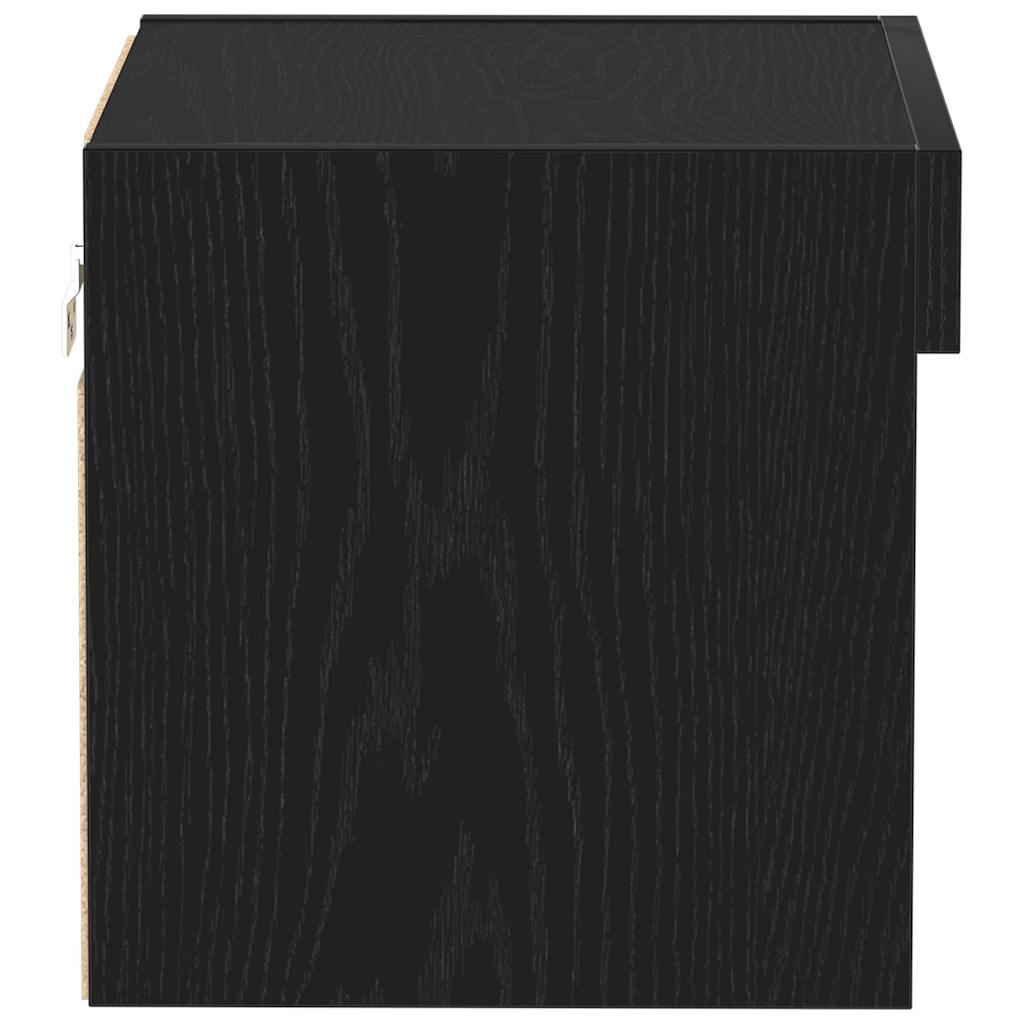 Televizora galdiņu komplekts Melns ozols 40 x 30 x 30 cm