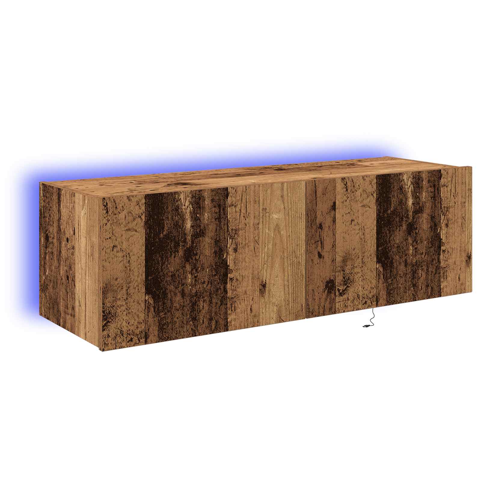 TV sieninė spintelė 2 pcs Senovinis medis 100 x 35 x 31 cm