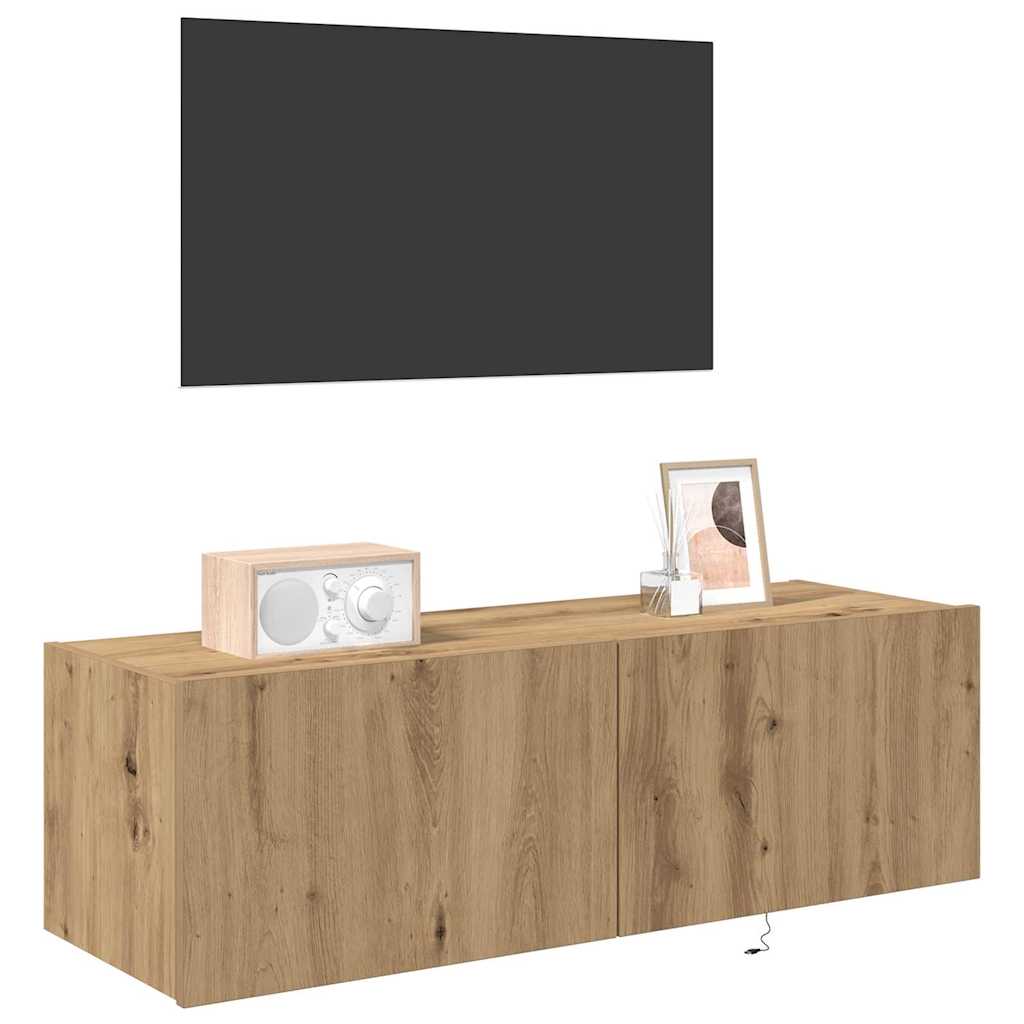 TV sieninė spintelė Amatininkų ąžuolas 100 x 35 x 31 cm