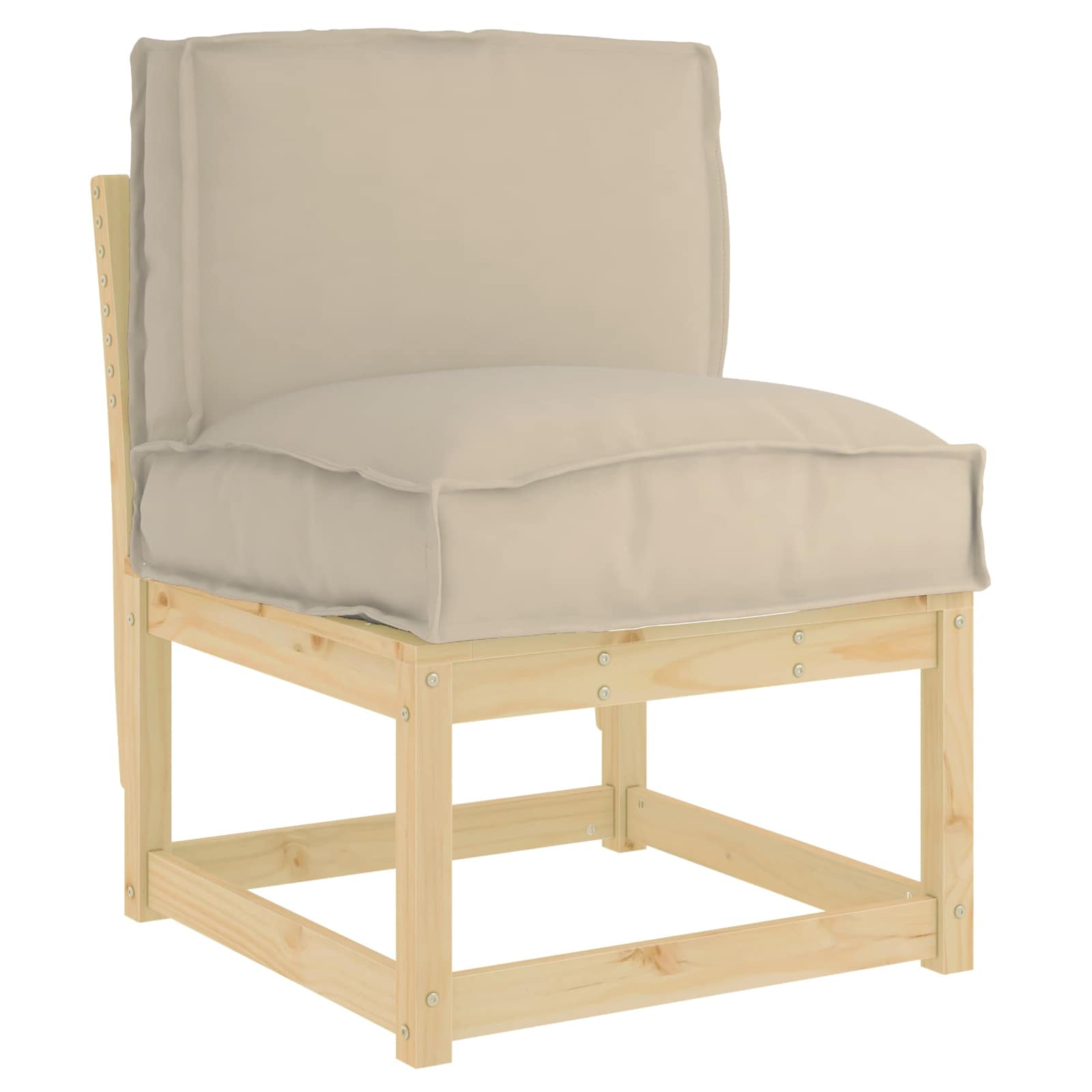 Pagalvėlė Taupe 50 x 40 x 12 cm Oksfordo audinys