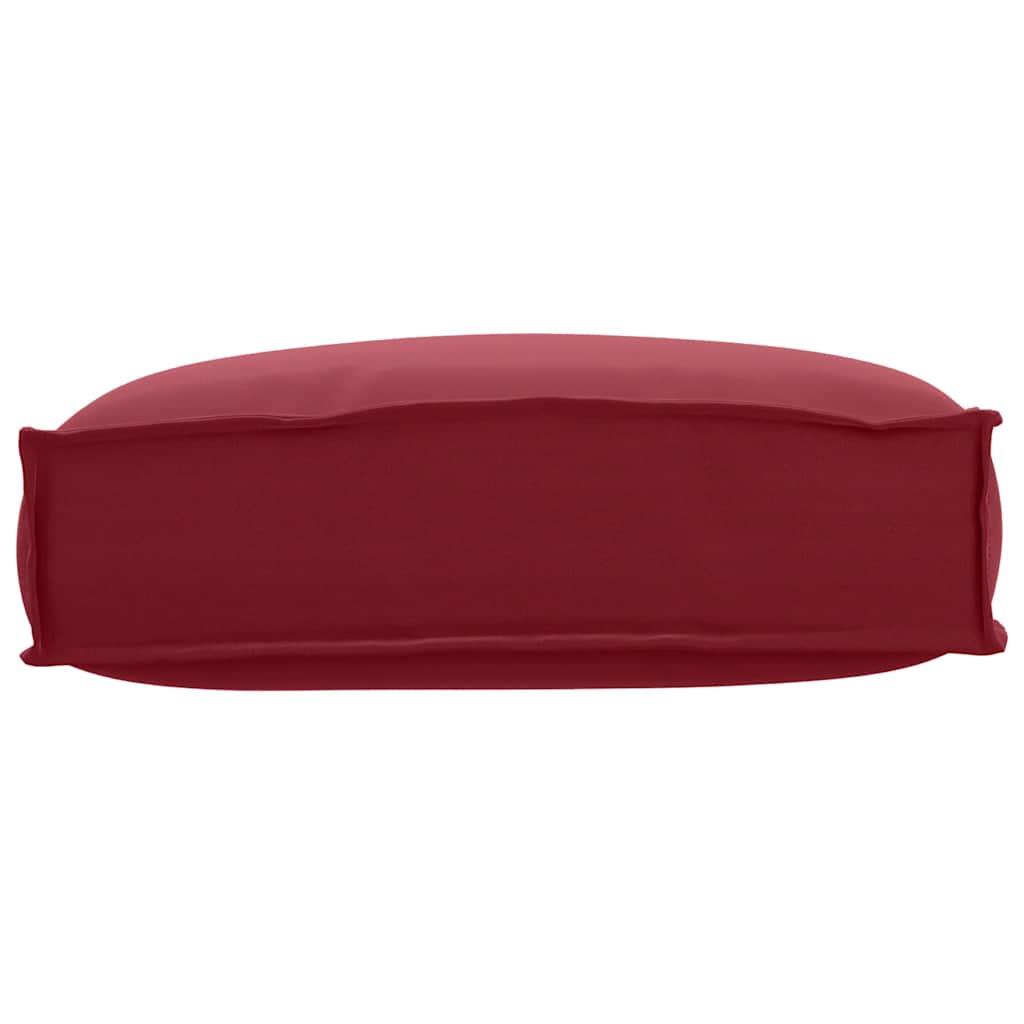 Cushion Wine Red 50 x 40 x 12 cm Oxford fabric